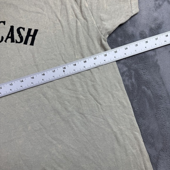 Johnny Cash Shirt Mens XL Tan Ring of Fire Nashville Tennessee Band Tee 2024 - Picture 2 of 7